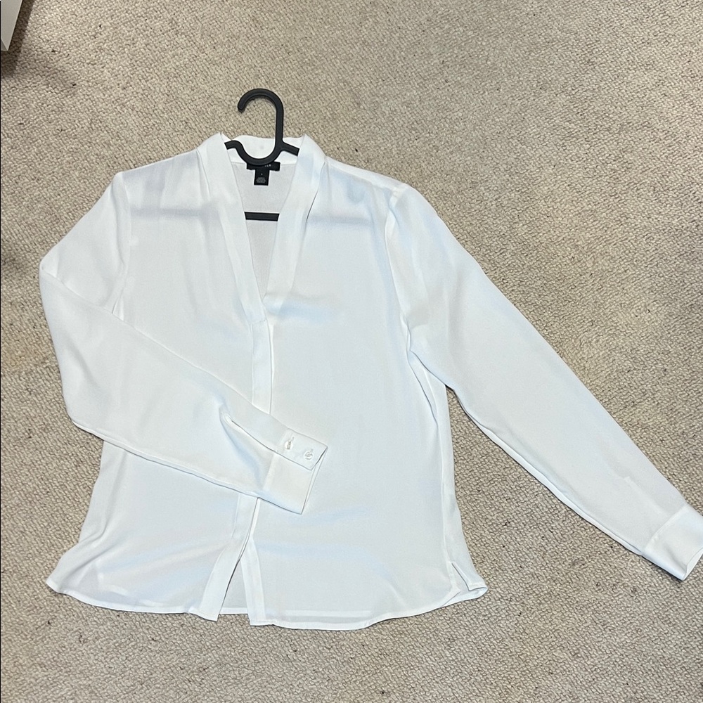 Elegant White Women's Blouse